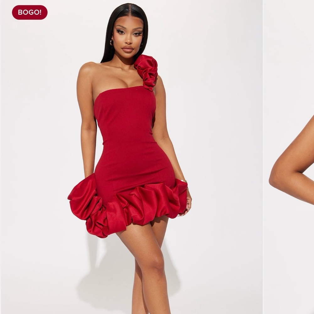 Wilma Ruffle Mini Dress L
